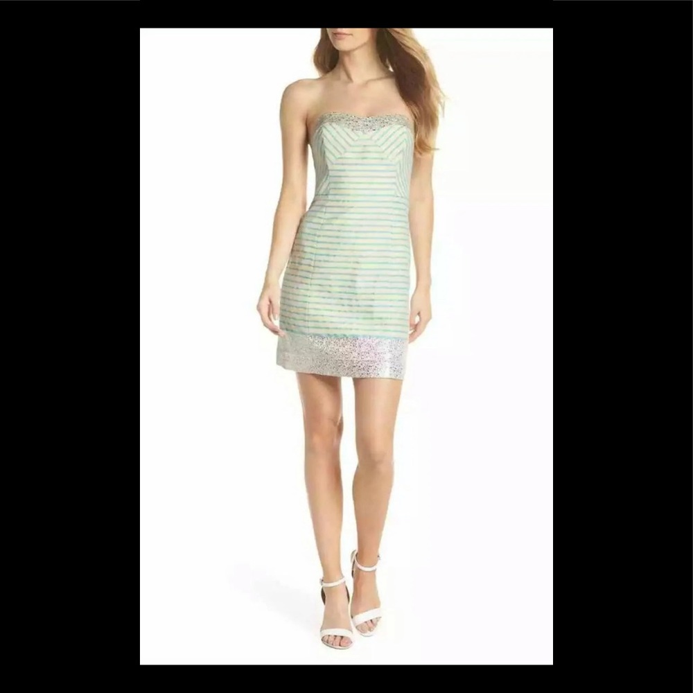 NWT Lilly Pulitzer Remi Dress - Bayview Stripe 00